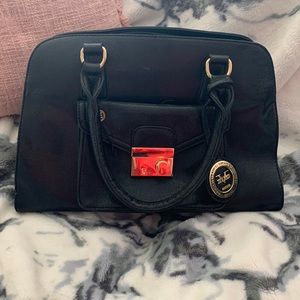 Black Versace Milano purse